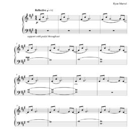“Somber” – Sheet Music (Download)